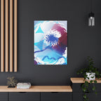 Geometry Portal Canvas Wall Art - Abstract Geometric Sci-Fi Decor
