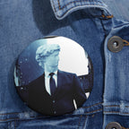 Statue Man Abstract Geometric Art Pin