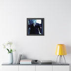 Statue Man Framed Vertical Poster | Premium Matte Art for Home or Office | Perfect Gift for Art Lovers | Modern Design