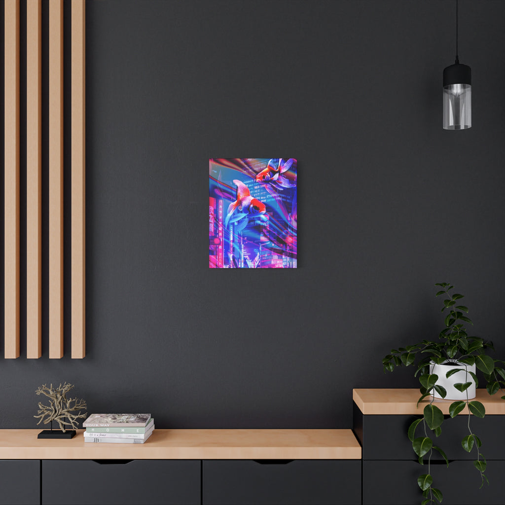 Japanese Punk FX.2 Koi Fish Canvas Art - Special Edition Zen Garden Decor