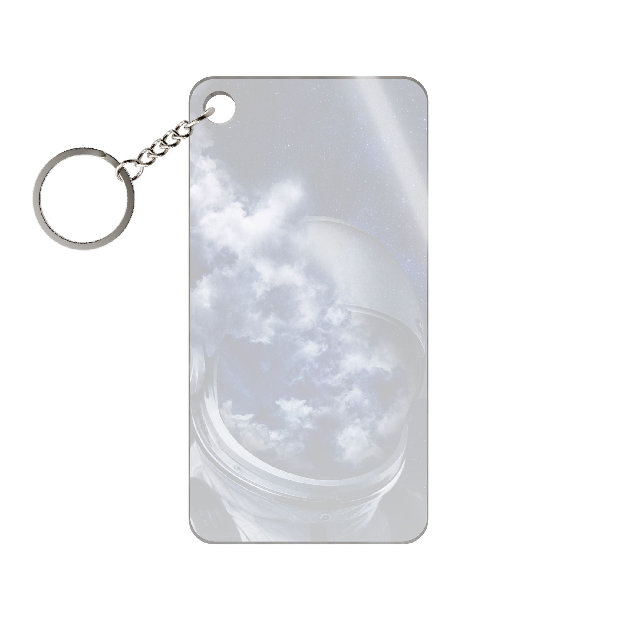 Astronaut in the Clouds Keychain - Dreamy Space Acrylic Charm