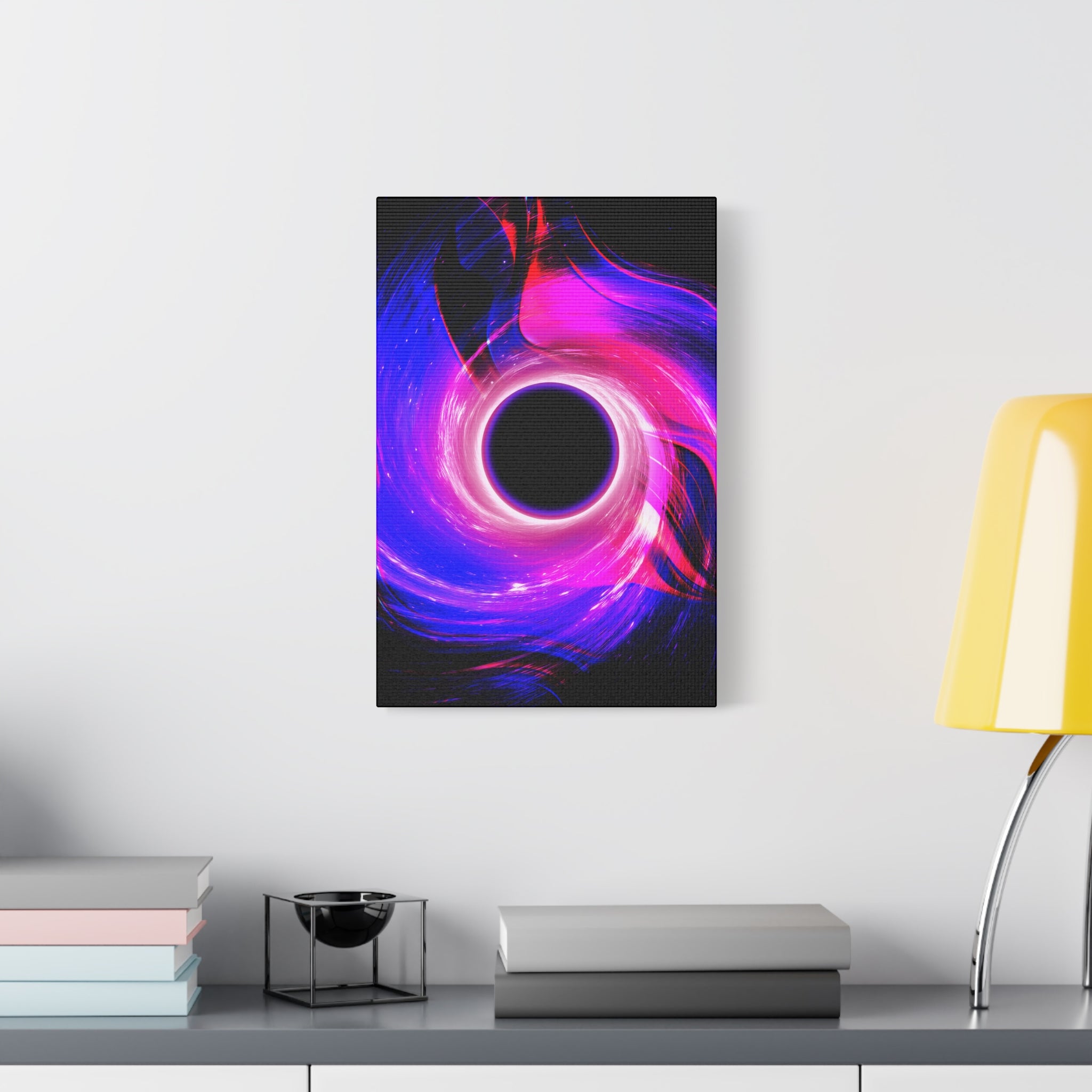 Neon Wave Horizon Canvas Wall Art - Special Edition Retro 80s Sunset
