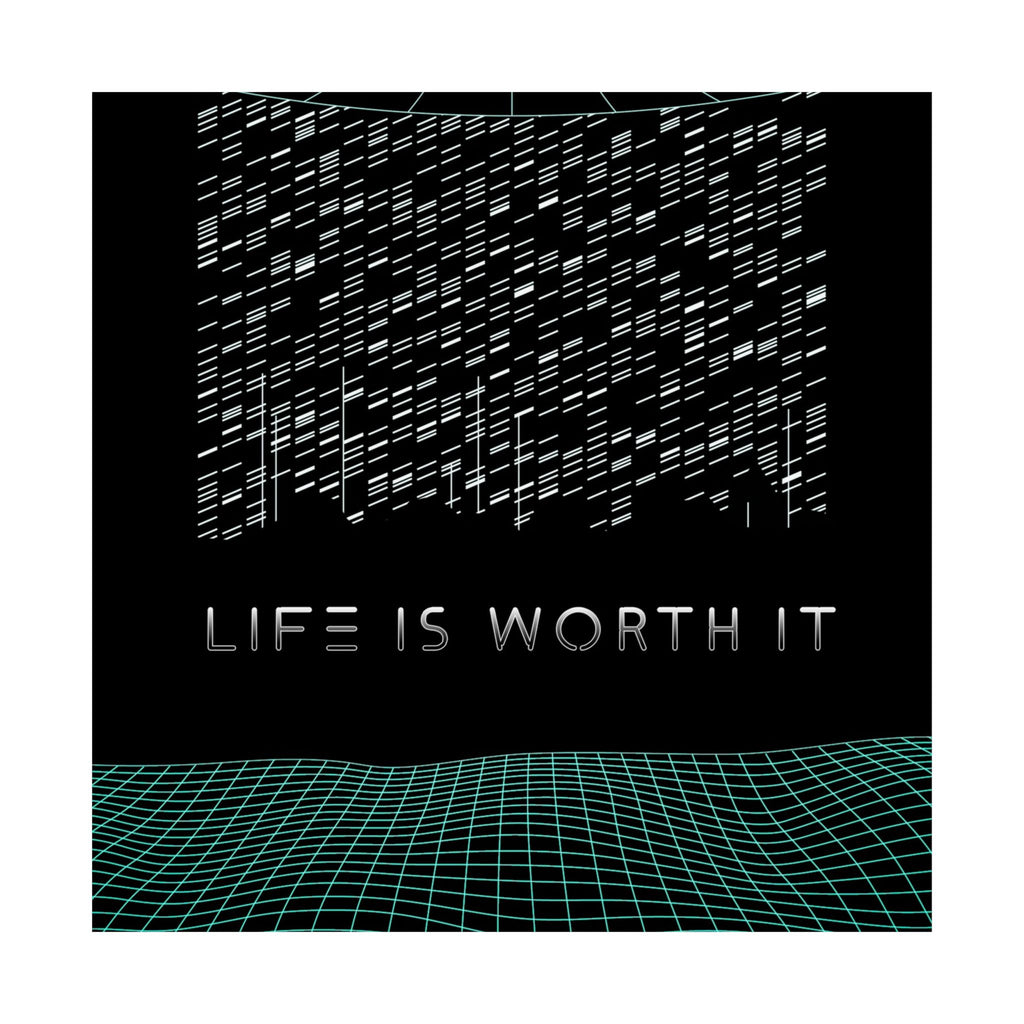 Life Is Worth It Poster - Modern Symbolic Art Print