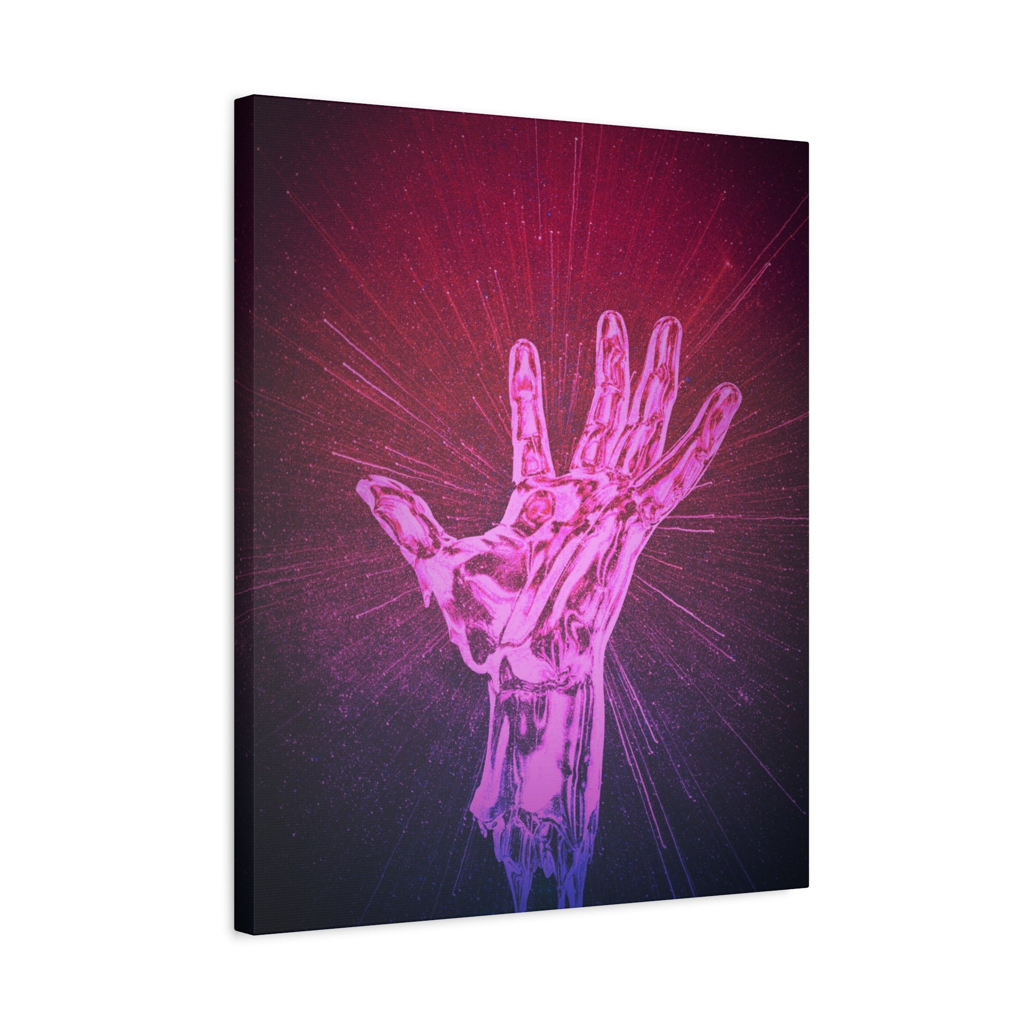 Hand of the Stars Canvas Wall Art - Celestial Cosmic Fantasy Decor