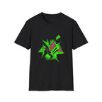 90s Paranoia Grunge Graphic Tee - Vaporwave Glitch Shirt