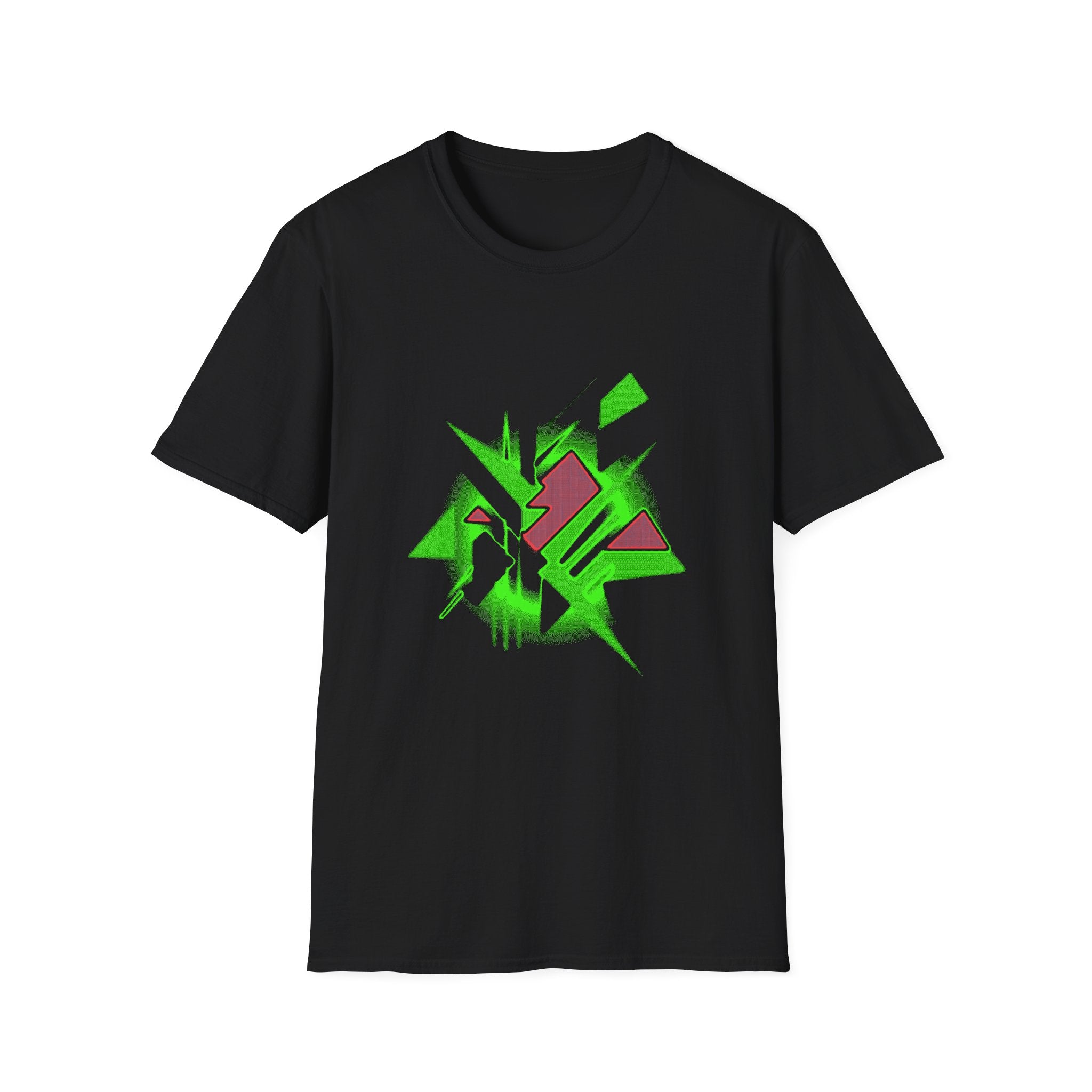 90s Paranoia Grunge Graphic Tee - Vaporwave Glitch Shirt