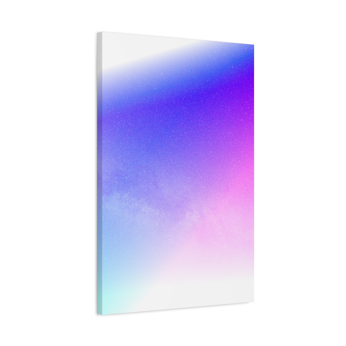 Starfield Space Galaxy Canvas Wall Art - Cosmic Purple Decor