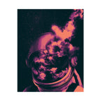 Vapor Astronaut In The Clouds Matte Poster Print
