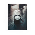 Coffee Love Tapestry - Cozy Cafe Aesthetic Wall Hanging