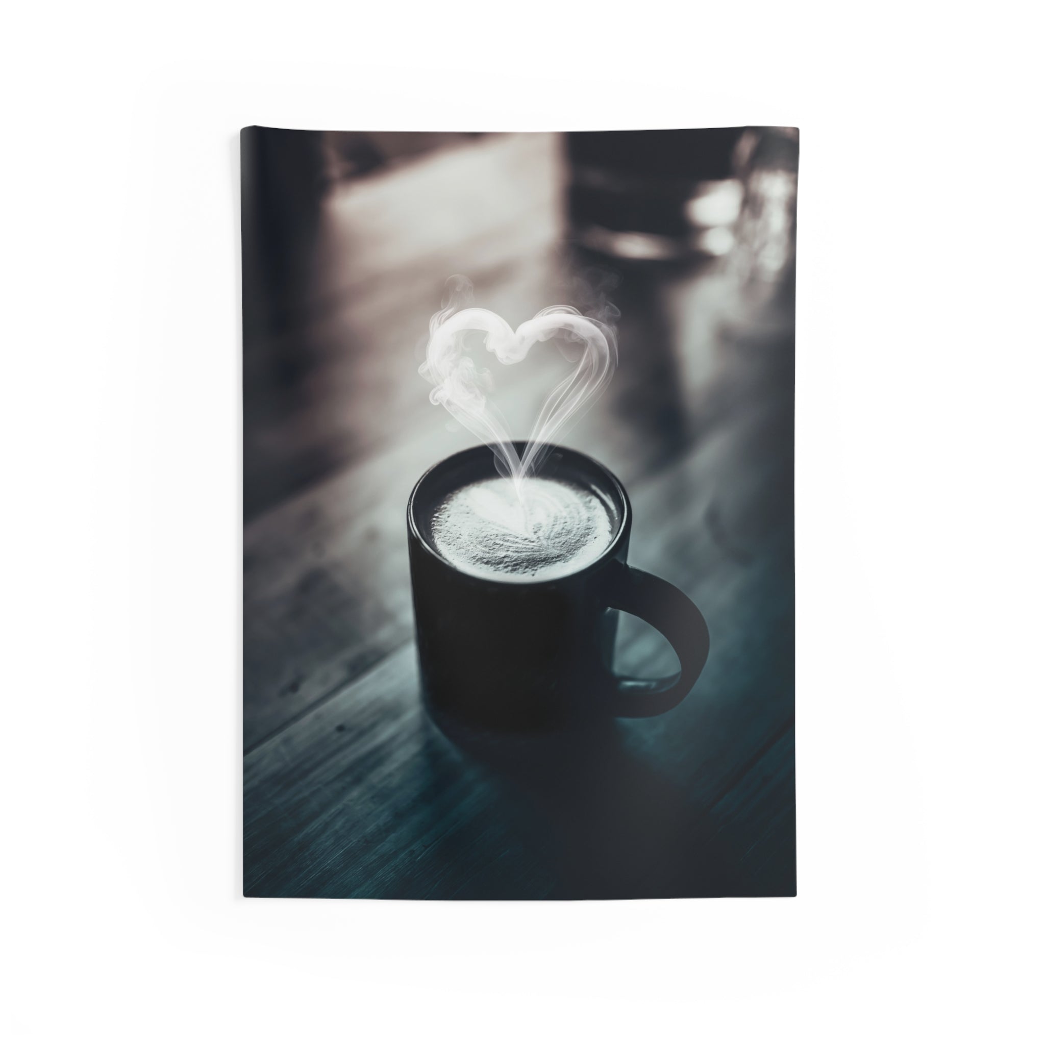Coffee Love Tapestry - Cozy Cafe Aesthetic Wall Hanging