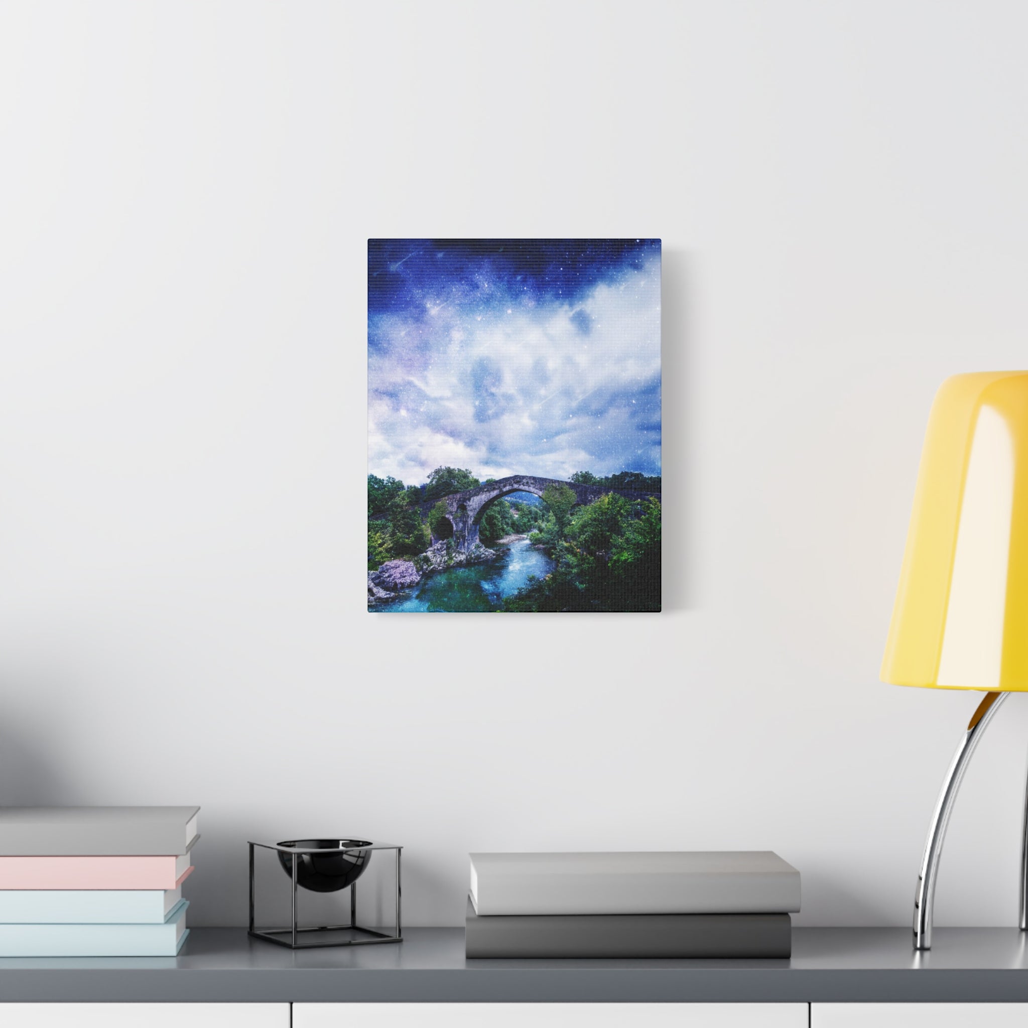 Enchanted Landscape Canvas Wall Art - Fantasy Forest Decor