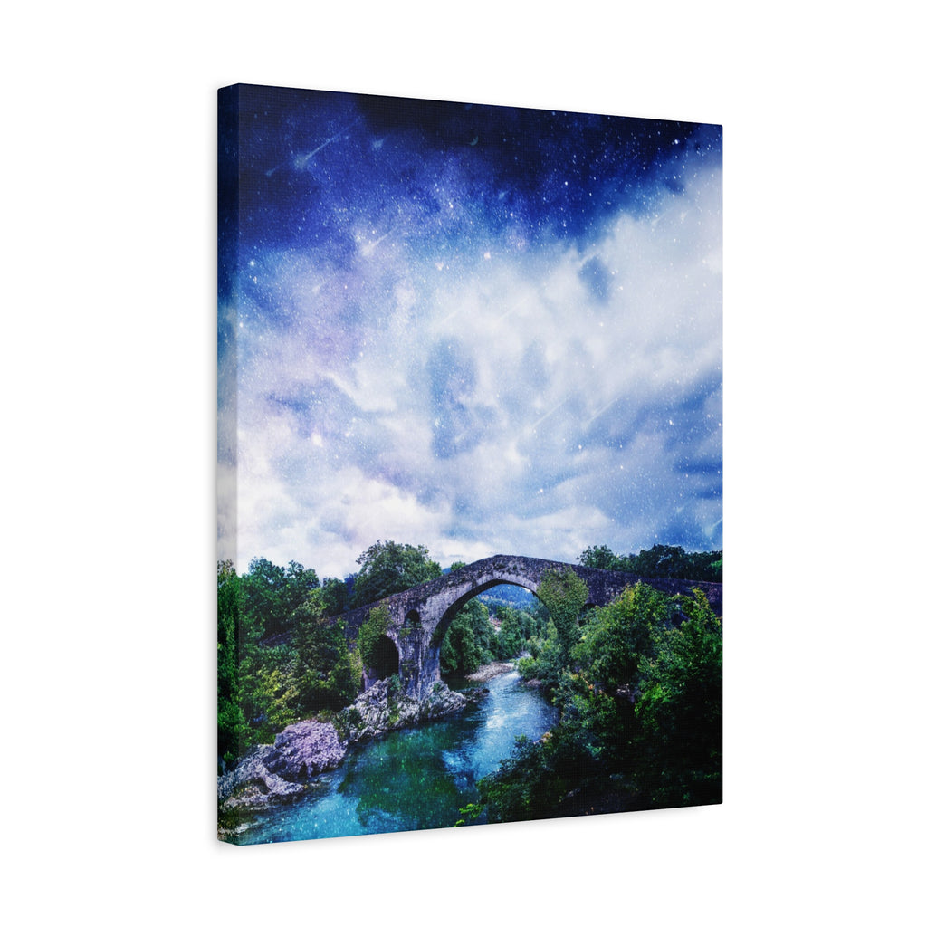 Enchanted Landscape Canvas Wall Art - Fantasy Forest Decor