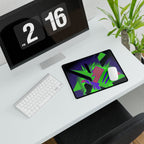 90s Paranoia Gaming Mouse Pad - Vaporwave Neon Desk Mat