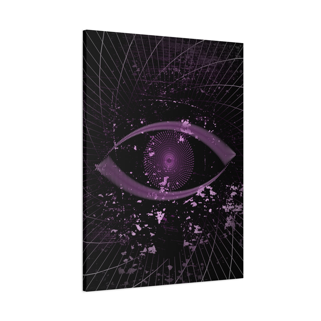 Eye of the Lost Cosmic Canvas Art - Mystical Third-Eye Galaxy Decor