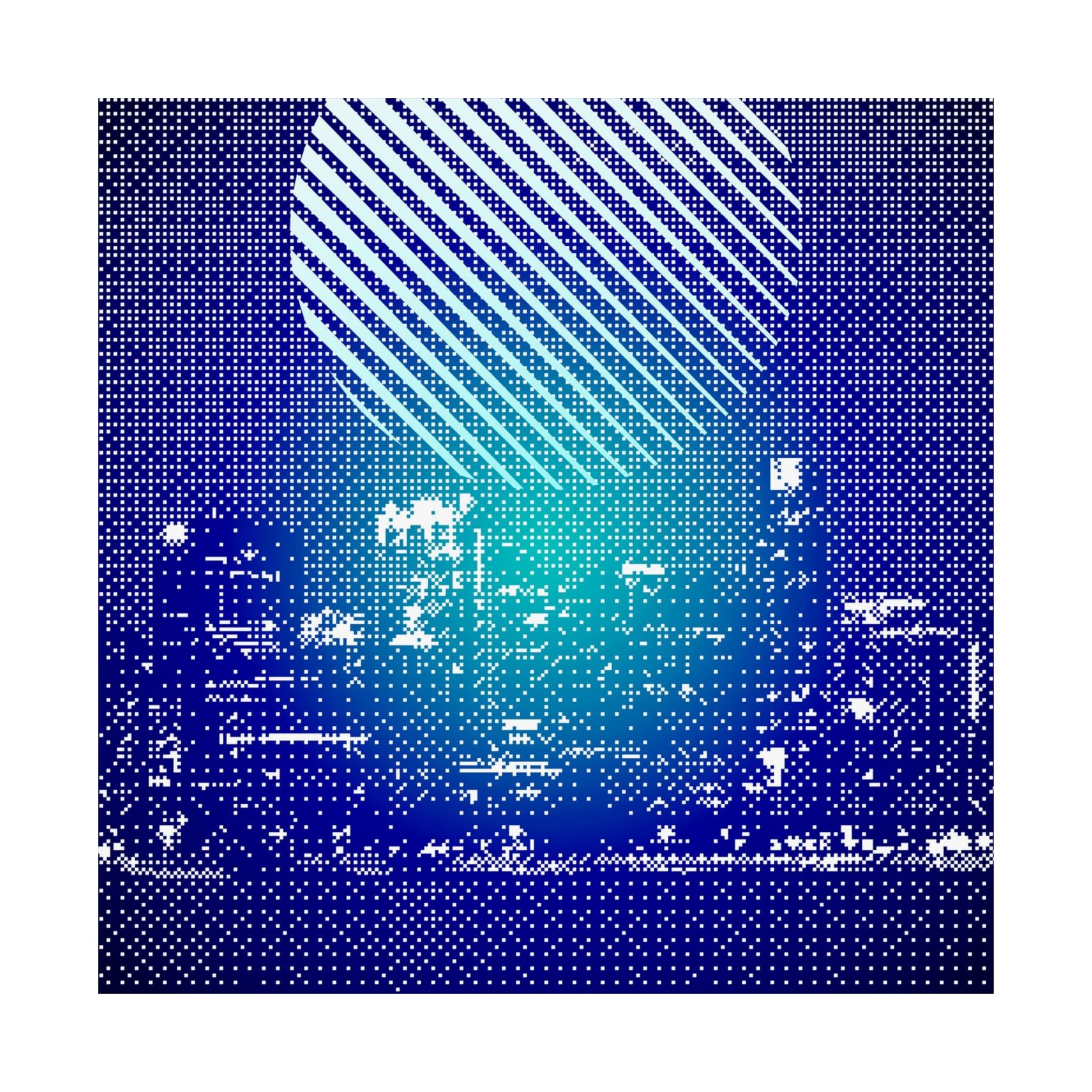 Chicago Pixel Art Poster - Retro 8-Bit Skyline Print