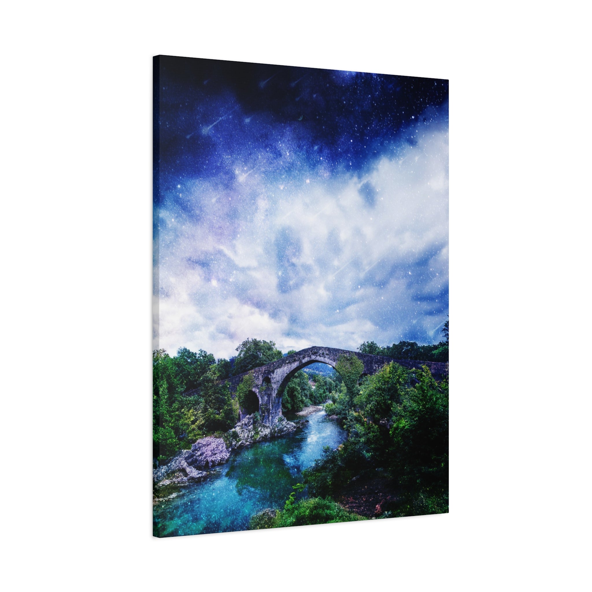 Enchanted Landscape Canvas Wall Art - Fantasy Forest Decor