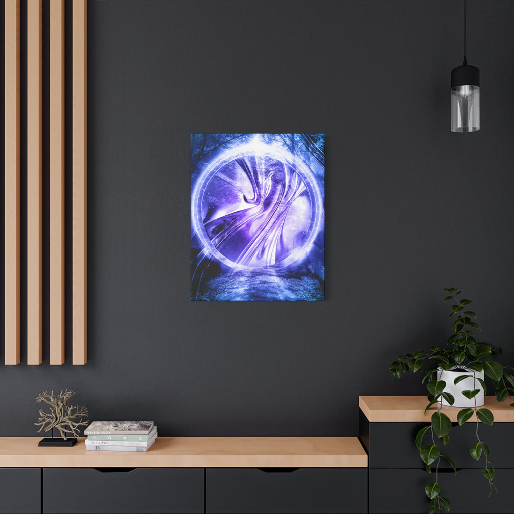 Lost Forest Magic Portal Canvas Art - Enchanted Mystical Woodland Decor