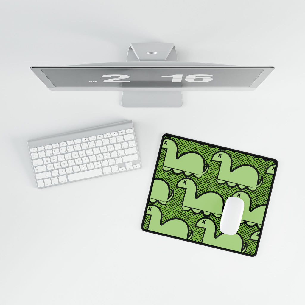 Dino Rampage Desk Mat - Dinosaur City Attack Mouse Pad