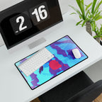 Retro Ice Cave Desk Mat - Glacial Frozen World Mouse Pad