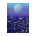 Nashville Skyline Poster - Aerial Sunset Cityscape Art Print