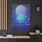 Chicago Skyline Watercolor Canvas Wall Art - Windy City Decor