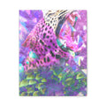 Vibrant Roaring Leopard Matte Canvas Wall Art