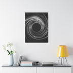 Black Hole Deep Space Canvas Art - Galaxy Vortex Wall Decor