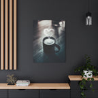 Coffee Love Canvas Wall Art - Aesthetic Kitchen Cafe Decor