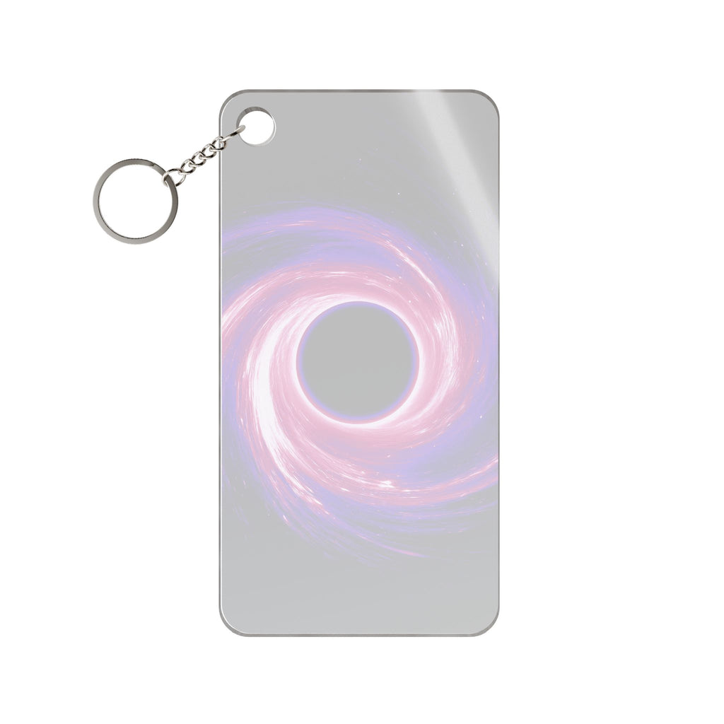 Purple Pink Wormhole Cosmic Acrylic Keychain