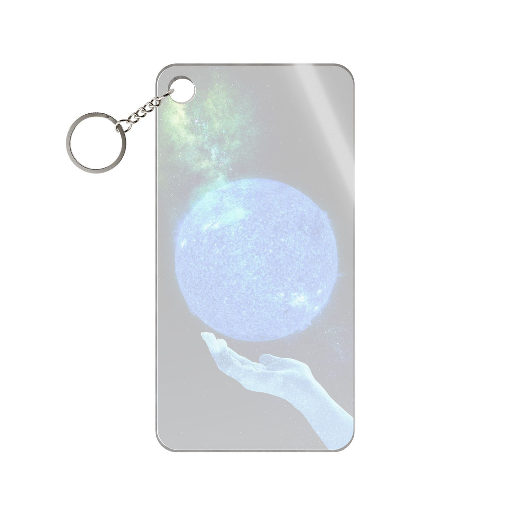 Solar Hand Keychain - Abstract Cosmic Acrylic Charm