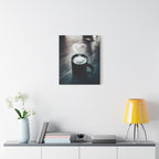 Coffee Love Kitchen Canvas Wall Art - Rustic Cafe Decor