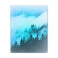 Blue Mountain Fog Canvas Art - Tranquil Blue Ridge Decor