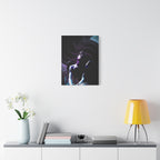 Skybound Canvas Wall Art - Surreal Angel Figure in the Clouds