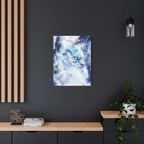 Blue Sky Dragon Canvas Wall Art - Celestial Fantasy Decor