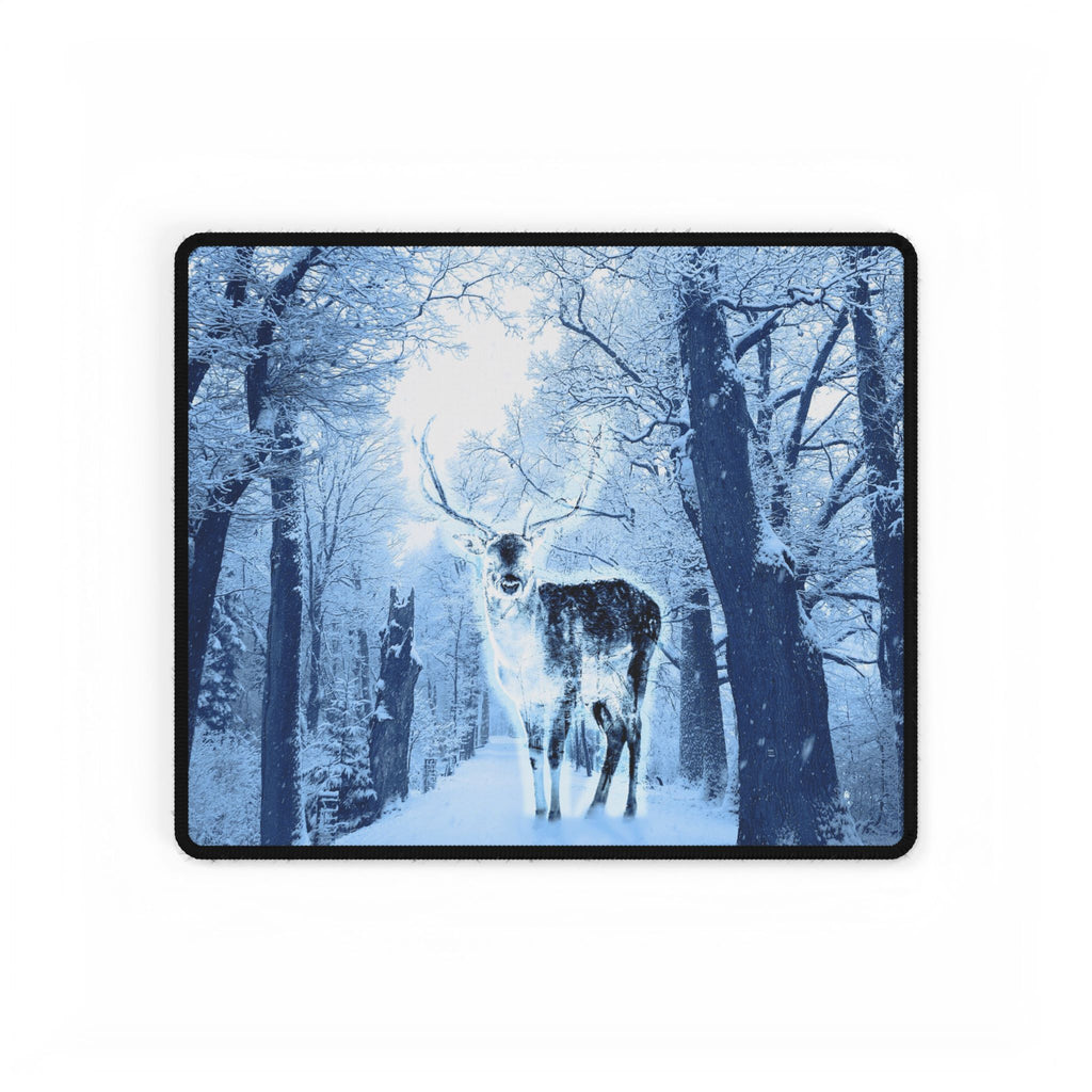 Cosmic Deer Mouse Pad - Celestial Wildlife Desk Mat