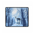 Cosmic Deer Mouse Pad - Celestial Wildlife Desk Mat