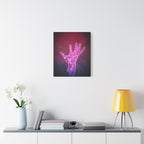 Hand of the Stars Galaxy Canvas Art - Mystical Astrology Wall Decor