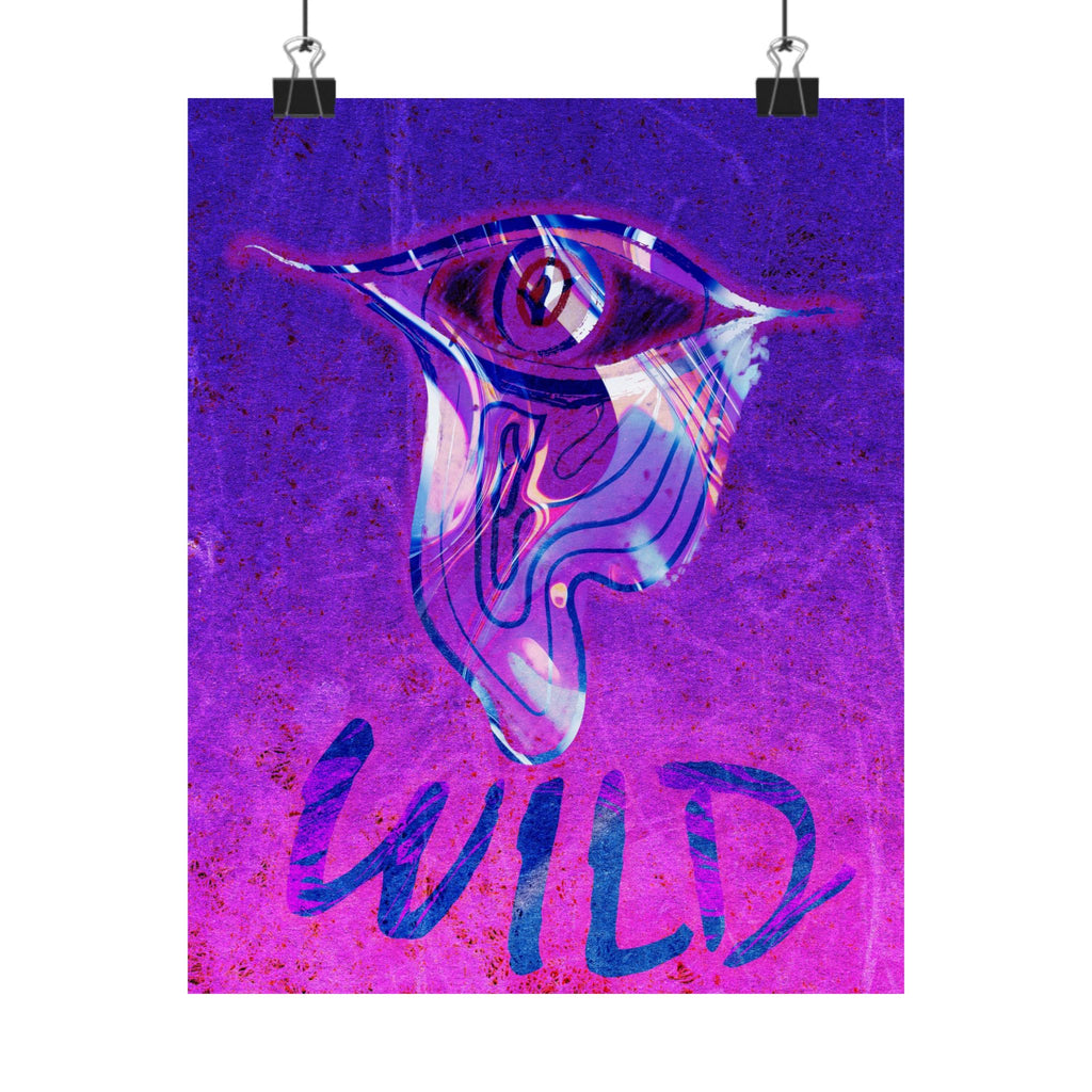 Wild Eye Matte Poster Print