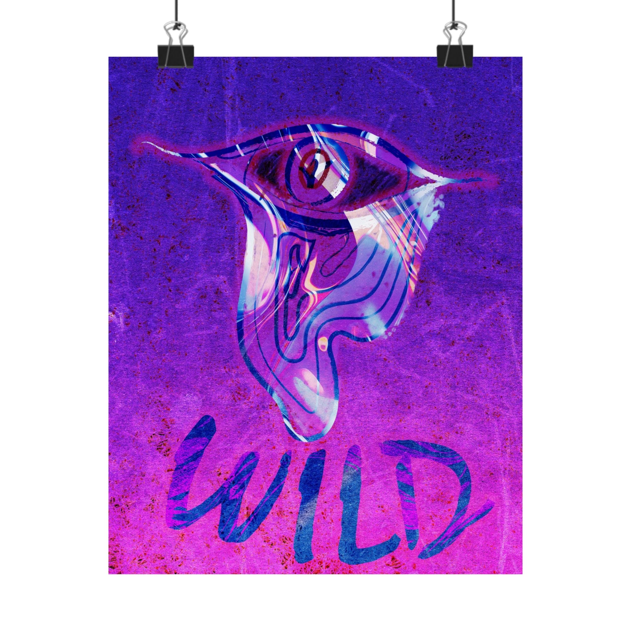 Wild Eye Matte Poster Print