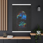 Stellar Castle Window Canvas Wall Art - Galaxy Cosmos Decor