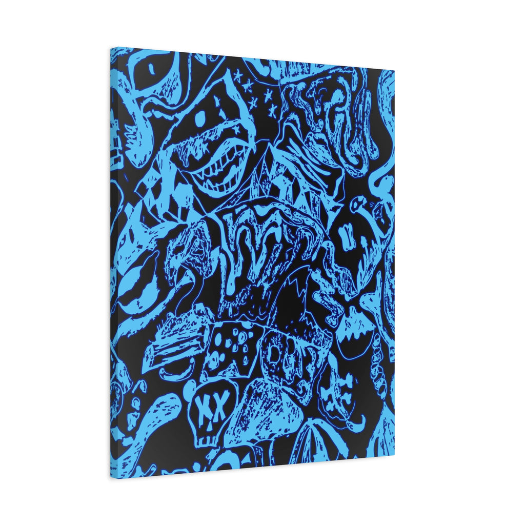 Doodles of a Lost Mind Canvas Art - Psychedelic Abstract Mindscape