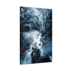 Frozen Forest Canvas Wall Art - Winter Wonderland Nature Decor