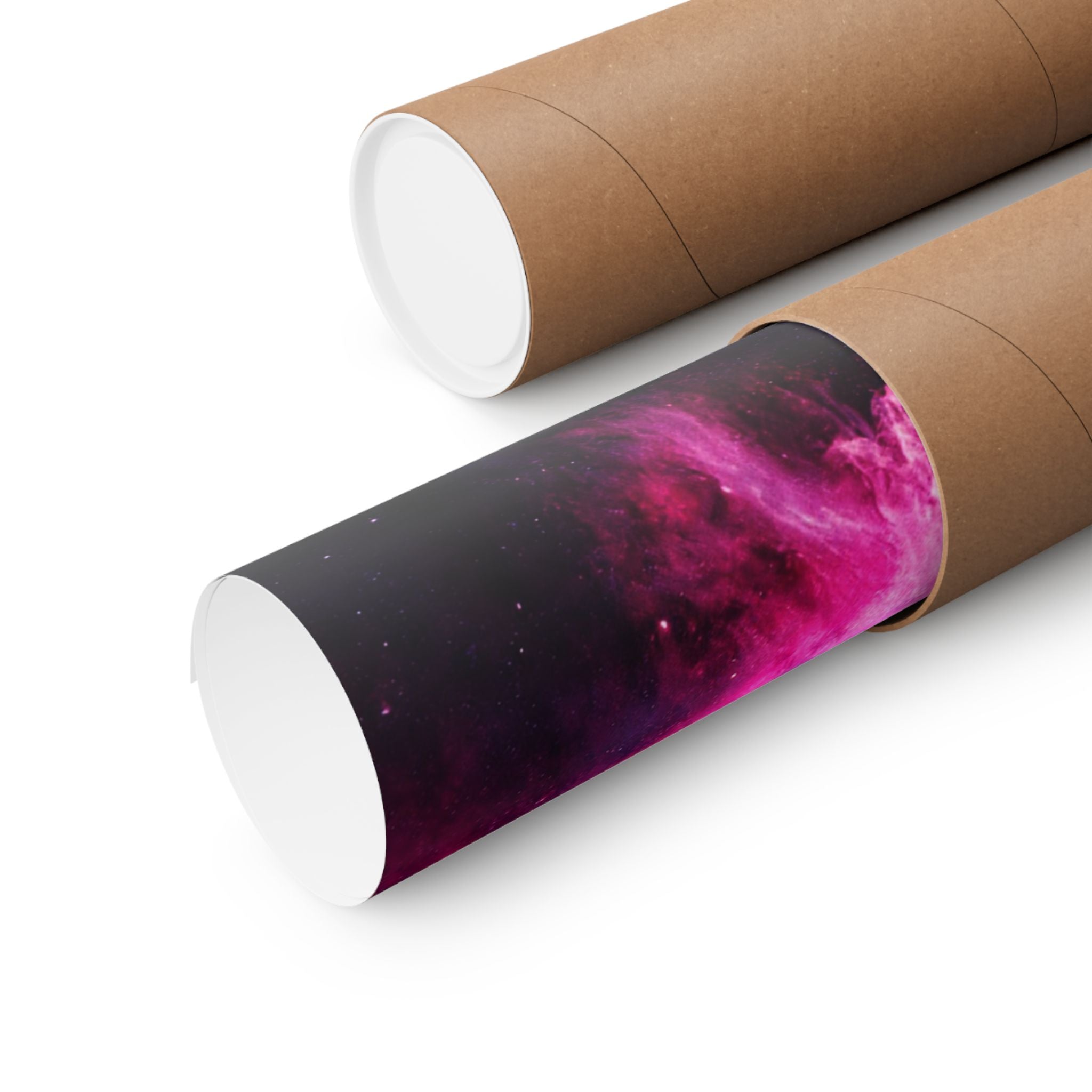 Light Nebula Poster Print - Cosmic Cloud Space Art