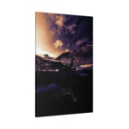 Baby Winged Dragon Canvas Wall Art - Fantasy Creature Decor