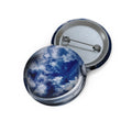 Astronaut Nebula Pin - Cosmic Space Art Button