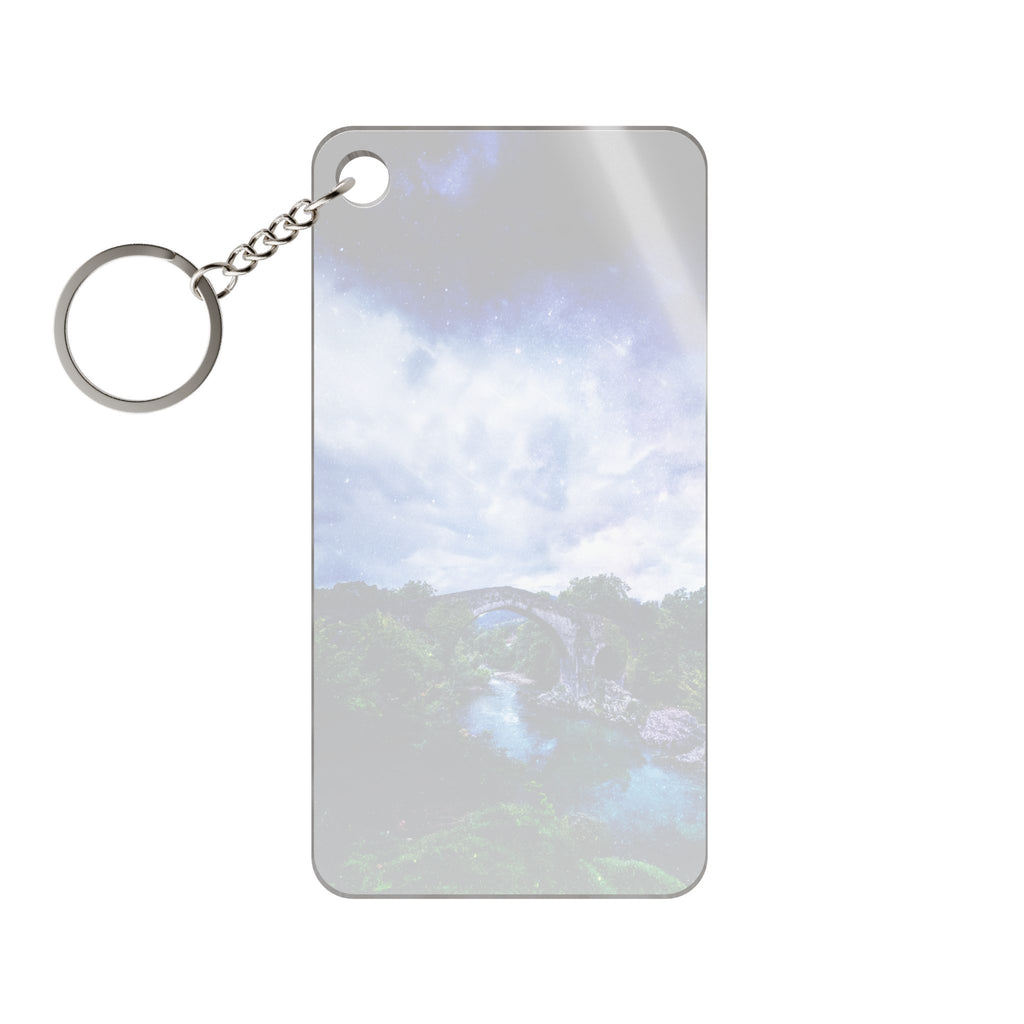 Enchanted Landscape Keychain - Fantasy Forest Acrylic Charm