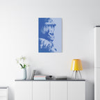 Educated Gorilla Canvas Wall Art - Abstract Modern Primate Decor