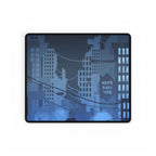 City Lights Desk Mat - Neon Night Skyline Mouse Pad