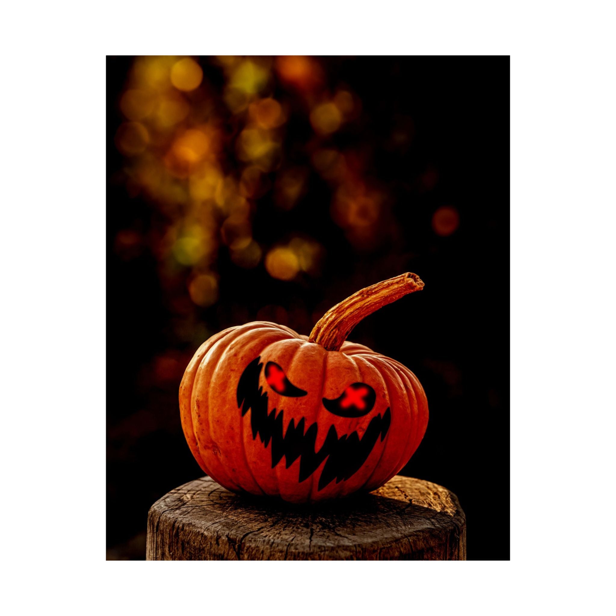 The Pumpkin Nightmare Matte Poster Print