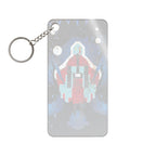 Scratch Abstract Keychain - Grunge Texture Acrylic Charm